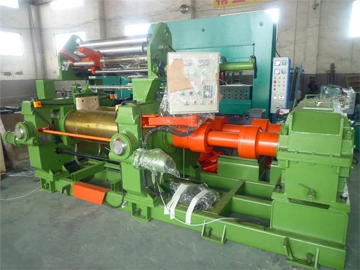 Rubber Open Mixing Mill Machine Two Roller Two-roll With Automatic Stock Blender